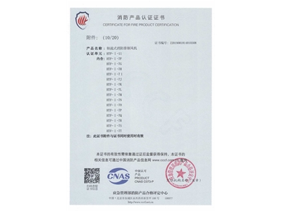 軸（zhóu）流式消防排（pái）煙風機HTF-I-11